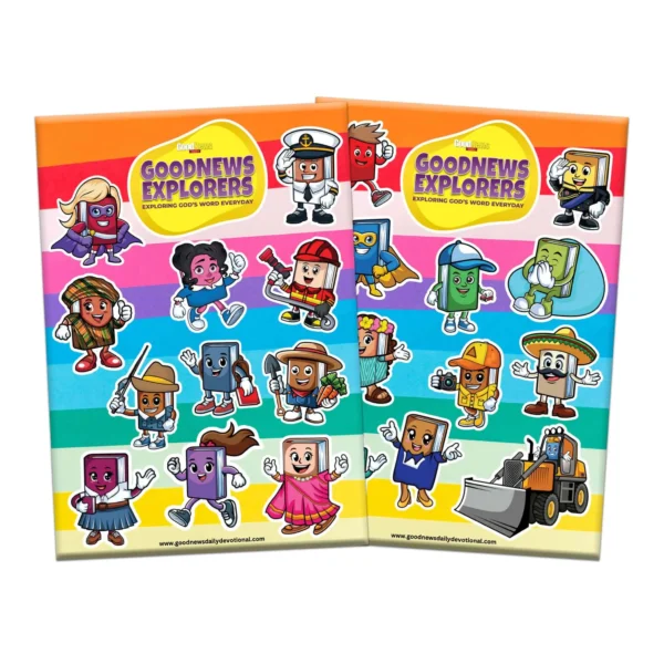 GoodNews Explorers Sticker Sheets (Pack of 2)